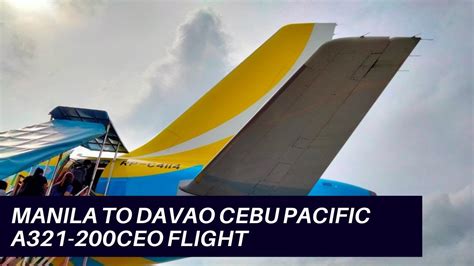cebu pacific manila to davao.